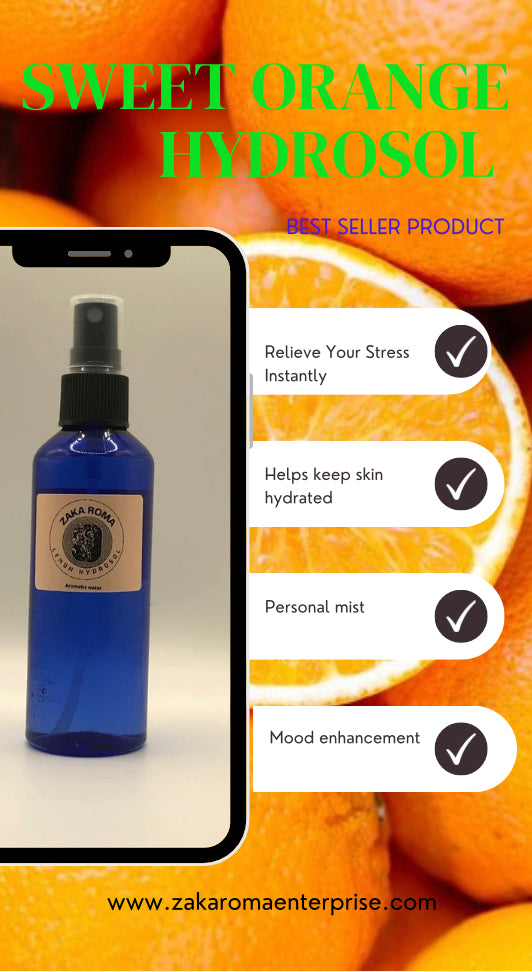 "Unlock Calm Instantly: Soothe with Sweet Orange Hydrosol—Limited Offer!"